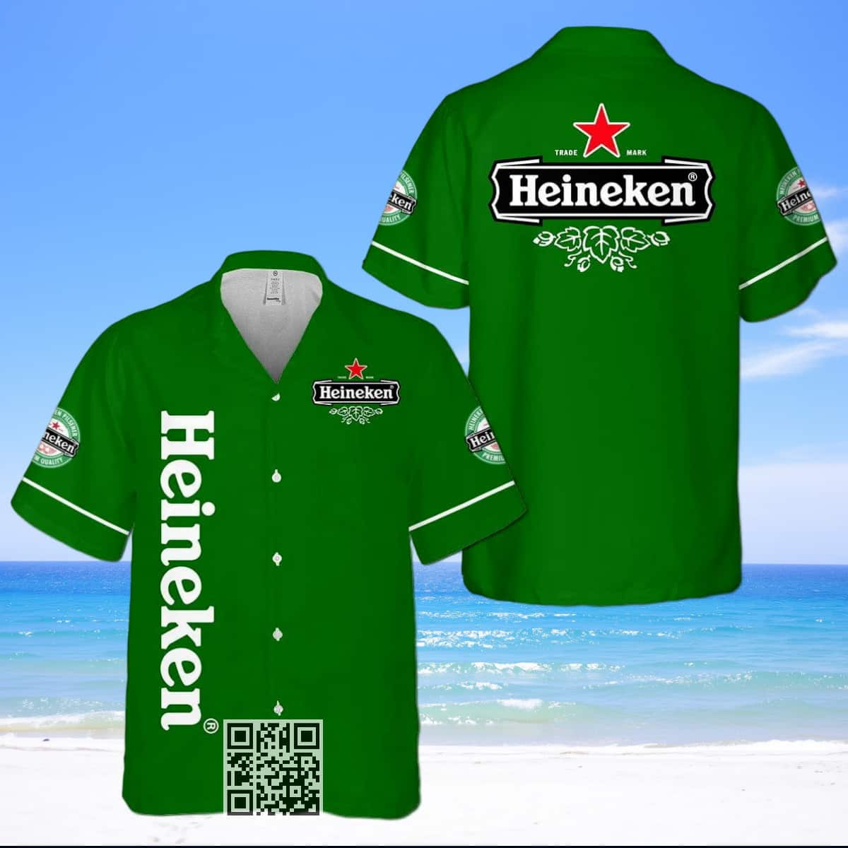 Heineken Beer Hawaiian Shirt Gift For Best Friends