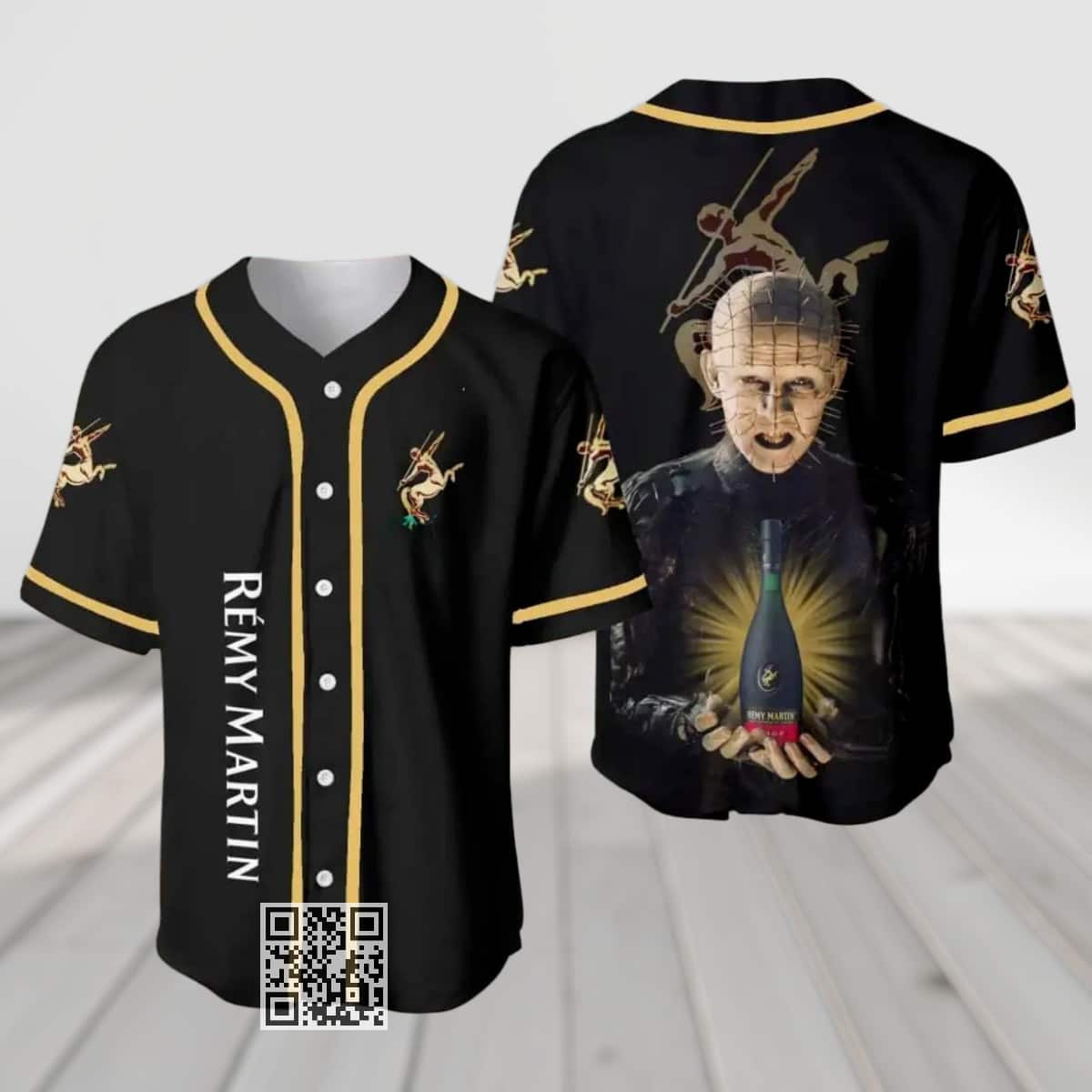 Remy Martin Baseball Jersey Hellraiser Horror Remy Martin Baseball Jersey Hellraiser Horror