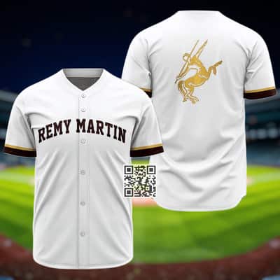 White Remy Martin Baseball Jersey Gift For Best Friends White Remy Martin Baseball Jersey Gift For Best Friends