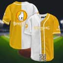 White And Yellow Split Bundaberg Baseball Jersey Gift For Sport Fans White And Yellow Split Bundaberg Baseball Jersey Gift For Sport Fans