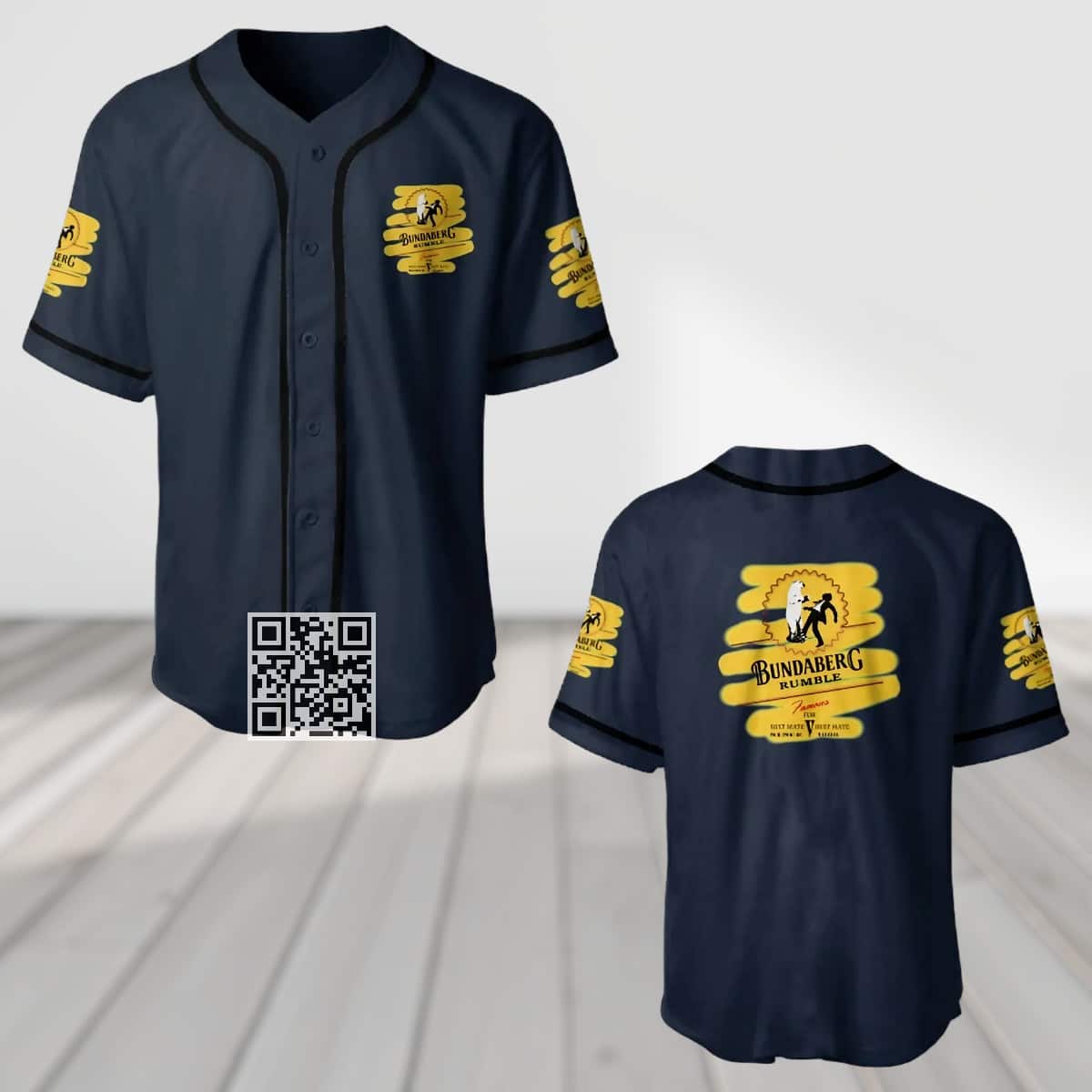 Navy Bundaberg Rumble Baseball Jersey Gift For Best Friends Navy Bundaberg Rumble Baseball Jersey Gift For Best Friends