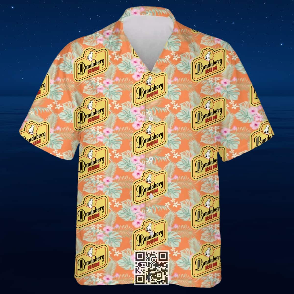 Aloha Bundaberg Rum Logo Hawaiian Shirt Tropical Flower Pattern Aloha Bundaberg Rum Logo Hawaiian Shirt Tropical Flower Pattern