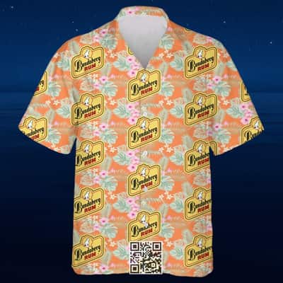 Aloha Bundaberg Rum Logo Hawaiian Shirt Tropical Flower Pattern