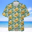 Aloha Bundaberg Rum Hawaiian Shirt Tropical Palm Leaves