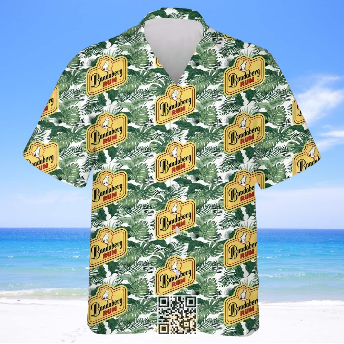 Aloha Bundaberg Rum Hawaiian Shirt Tropical Palm Leaves Aloha Bundaberg Rum Hawaiian Shirt Tropical Palm Leaves