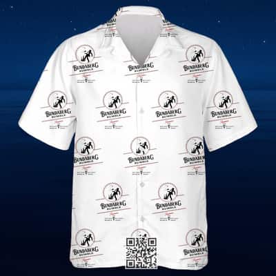 White Bundaberg Rumble Essential Hawaiian Shirt