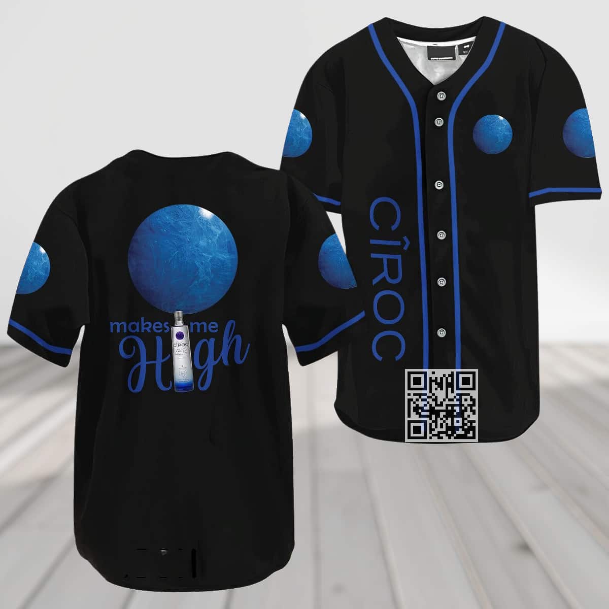 Ciroc Vodka Baseball Jersey Makes Me High Ciroc Vodka Baseball Jersey Makes Me High