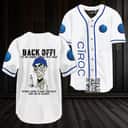 White Achmed Back Off With Ciroc Vodka Baseball Jersey