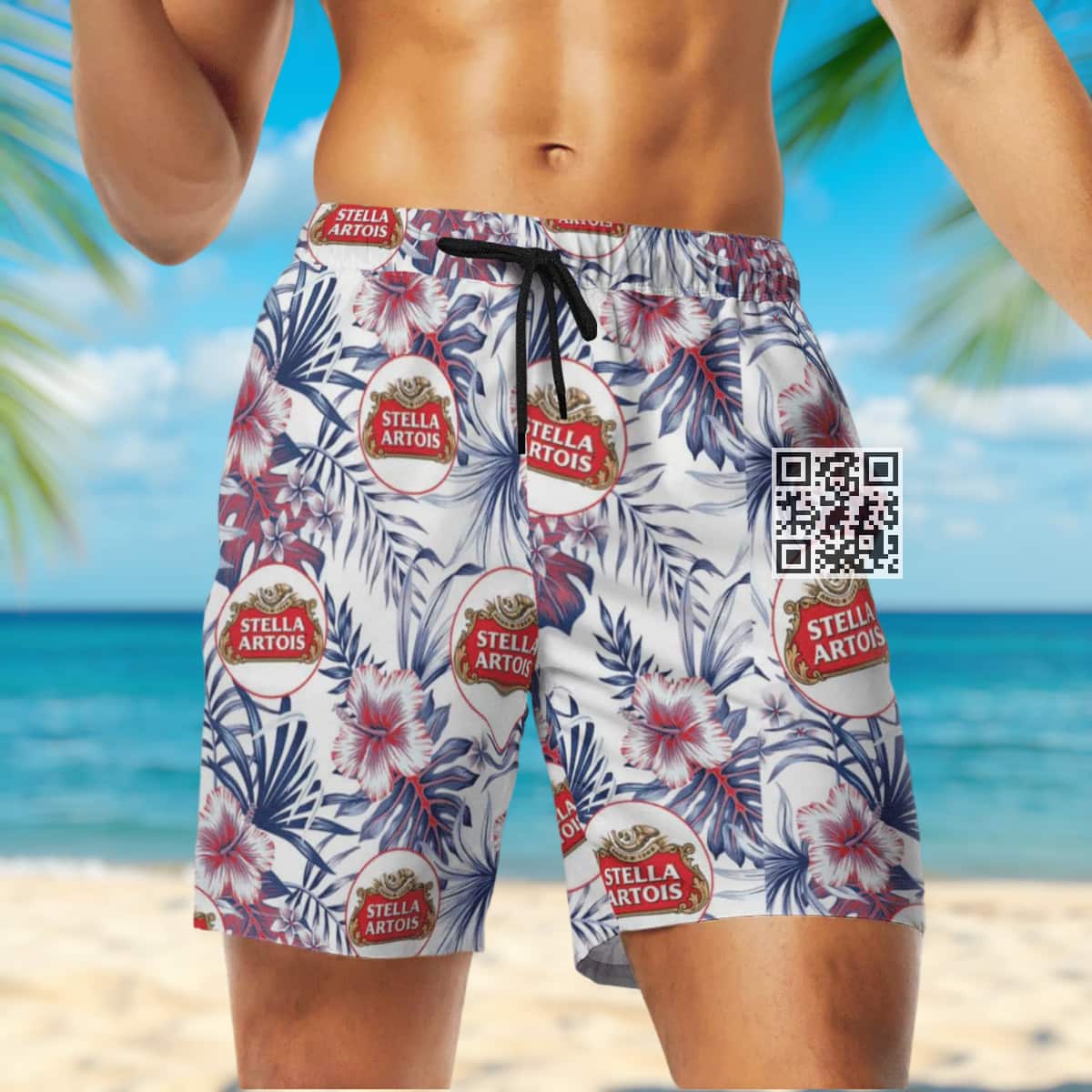Stella Artois Hawaiian Shirt Hibiscus Flower Pattern Beach Lovers Gift Stella Artois Hawaiian Shirt Hibiscus Flower Pattern Beach Lovers Gift