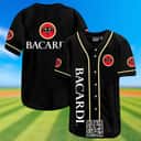 Black Bacardi Baseball Jersey Gift For Best Friends Black Bacardi Baseball Jersey Gift For Best Friends
