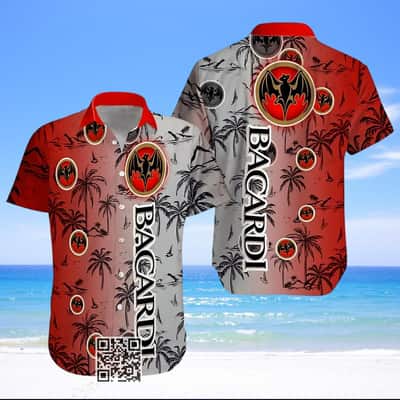 Tropical Bacardi Hawaiian Shirt Beach Lovers Gift