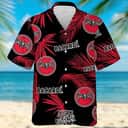 Bacardi Hawaiian Shirt Palm Leaves Pattern Bacardi Hawaiian Shirt Palm Leaves Pattern