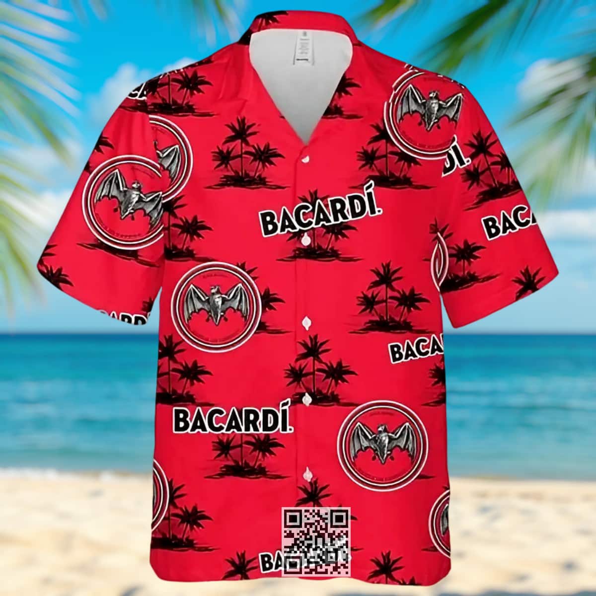 Aloha Bacardi Hawaiian Shirt Coconut Island Pattern Best Beach Gift Aloha Bacardi Hawaiian Shirt Coconut Island Pattern Best Beach Gift