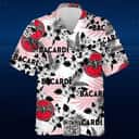 Aloha Bacardi Hawaiian Shirt Tropical Flower Pattern Aloha Bacardi Hawaiian Shirt Tropical Flower Pattern