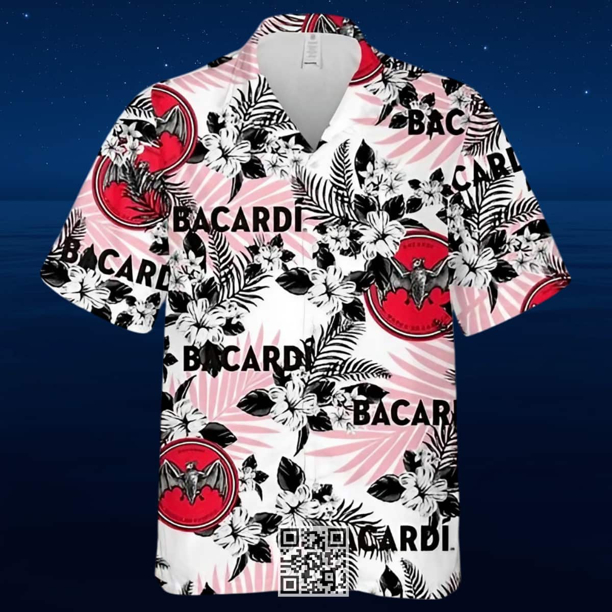 Aloha Bacardi Hawaiian Shirt Tropical Flower Pattern Aloha Bacardi Hawaiian Shirt Tropical Flower Pattern