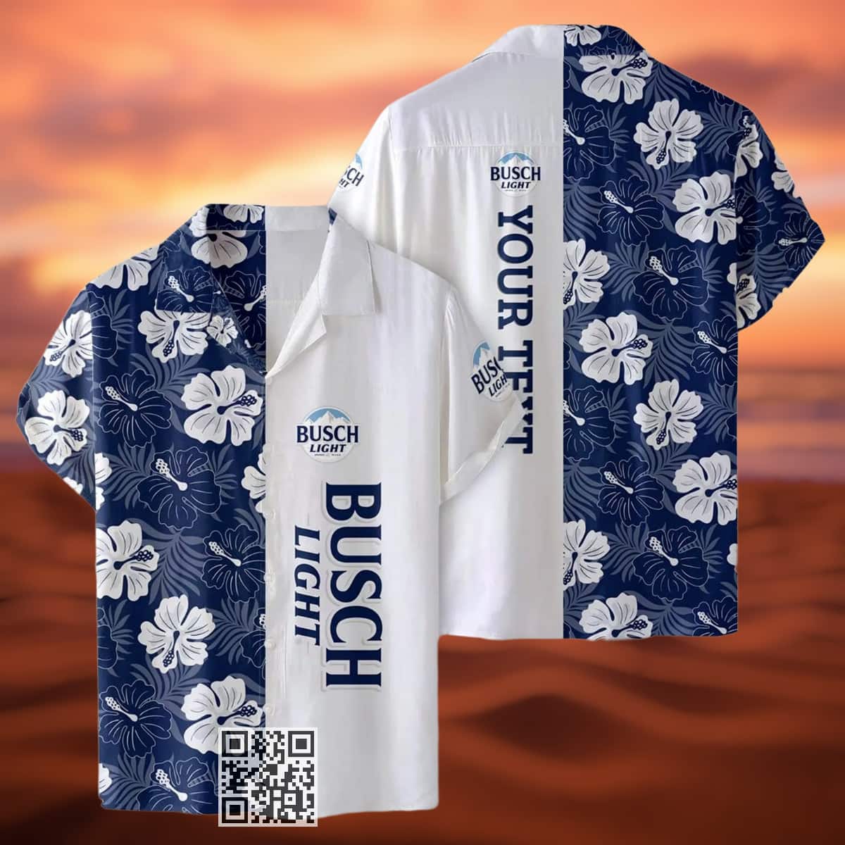 Personalized Busch Light Hawaiian Shirt Tropical Flower Pattern Custom Name Personalized Busch Light Hawaiian Shirt Tropical Flower Pattern Custom Name