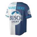 Busch Light Baseball Jersey Custom Name Gift For Beer Drinkers