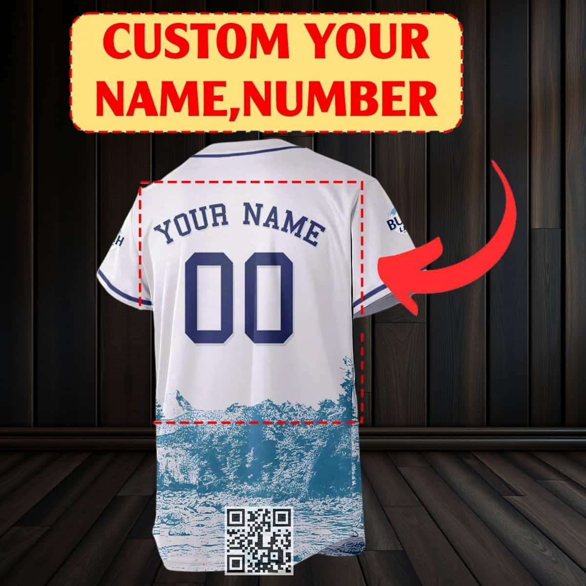 Busch Light Beer Baseball Jersey Gift For Sports Dad Custom Name Number Busch Light Beer Baseball Jersey Gift For Sports Dad Custom Name Number