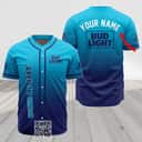 Personalized Bud Light Baseball Jersey Beer Lovers Gift