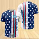 Bud Light Beer Baseball Jersey US Flag Gift For Sport Fans