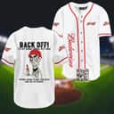 White Achmed Budweiser Beer Baseball Jersey Back Off