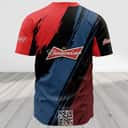 Budweiser Beer Baseball Jersey Gift For Best Friends Budweiser Beer Baseball Jersey Gift For Best Friends