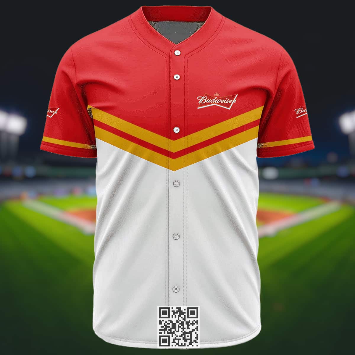 Personalized Budweiser Beer Baseball Jersey Custom Name Gift For Best Friends Personalized Budweiser Beer Baseball Jersey Custom Name Gift For Best Friends