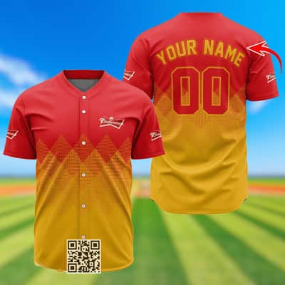 Personalized Budweiser Beer Baseball Jersey Gift For Best Friends