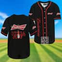 Black Budweiser Beer Baseball Jersey Makes Me High Black Budweiser Beer Baseball Jersey Makes Me High