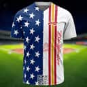 Budweiser Beer Baseball Jersey US Flag Gift For Sport Fans Budweiser Beer Baseball Jersey US Flag Gift For Sport Fans