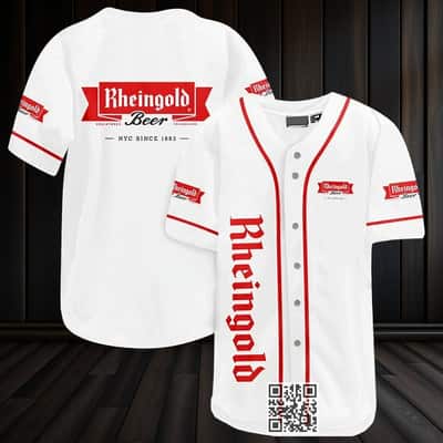 White Rheingold Beer Baseball Jersey Gift For Best Friends White Rheingold Beer Baseball Jersey Gift For Best Friends
