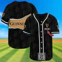 Personalized Black Guinness Beer Baseball Jersey Custom Name