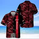 Budweiser Beer Hawaiian Shirt Tropical Foliage