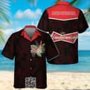 Budweiser Beer Hawaiian Shirt Polynesian Tribal Pattern Budweiser Beer Hawaiian Shirt Polynesian Tribal Pattern