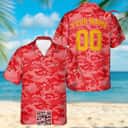 Budweiser Beer Hawaiian Shirt Red Camouflage Pattern Custom Name Number Budweiser Beer Hawaiian Shirt Red Camouflage Pattern Custom Name Number