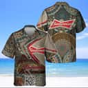 Budweiser Beer Hawaiian Shirt Mandala Pattern