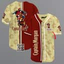Captain Morgan Baseball Jersey Custom Name Gift For Best Friends Captain Morgan Baseball Jersey Custom Name Gift For Best Friends