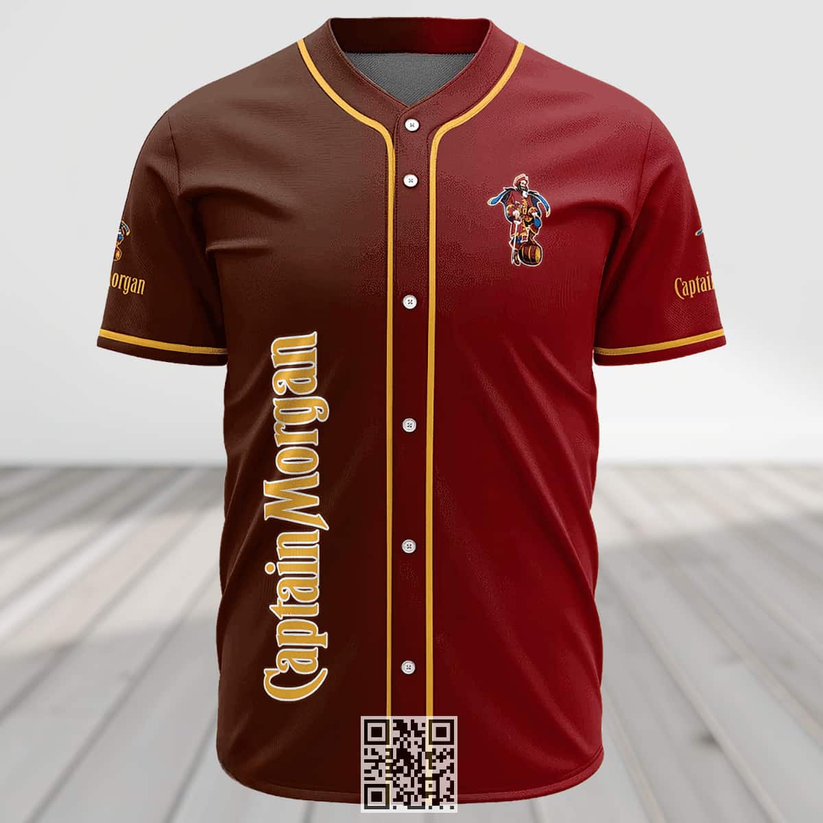 Personalized Captain Morgan Baseball Jersey Custom Name Number Personalized Captain Morgan Baseball Jersey Custom Name Number