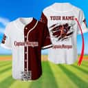 Personalized Captain Morgan Baseball Jersey Gift For Best Friends Personalized Captain Morgan Baseball Jersey Gift For Best Friends