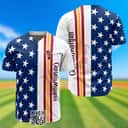 Captain Morgan Baseball Jersey US Flag Gift For Him