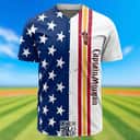 Captain Morgan Baseball Jersey US Flag Gift For Him
