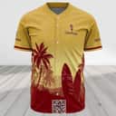 Personalized Captain Morgan Baseball Jersey Palm Tree Surfboard Custom Name