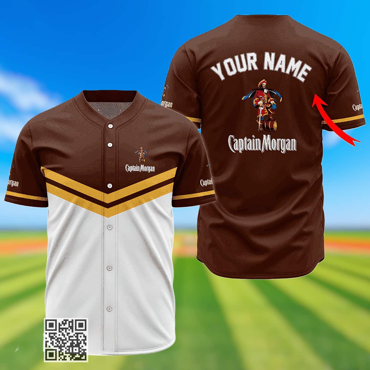 Personalized Captain Morgan Baseball Jersey Gift For Sport Lovers Personalized Captain Morgan Baseball Jersey Gift For Sport Lovers