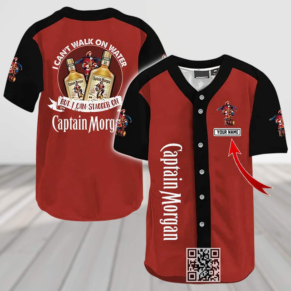 I Can Stagger On Captain Morgan Baseball Jersey Custom Name I Can Stagger On Captain Morgan Baseball Jersey Custom Name