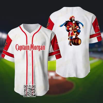 Captain Morgan Baseball Jersey Birthday Gift For Dad