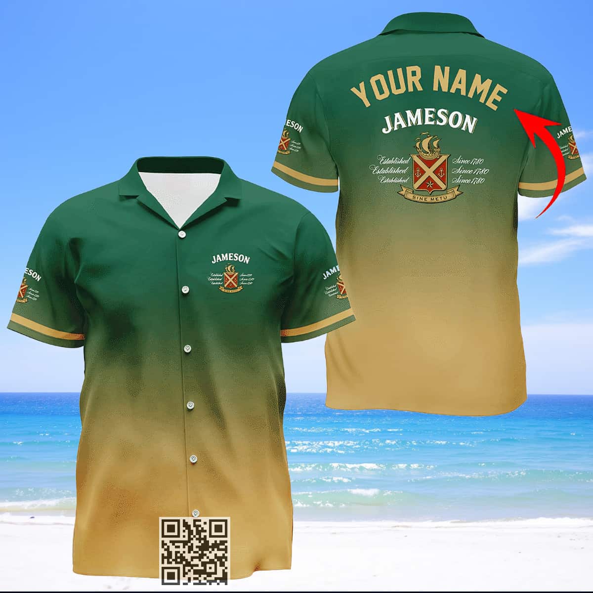 Jameson Hawaiian Shirt Gift For Whiskey Lovers Custom Name Jameson Hawaiian Shirt Gift For Whiskey Lovers Custom Name