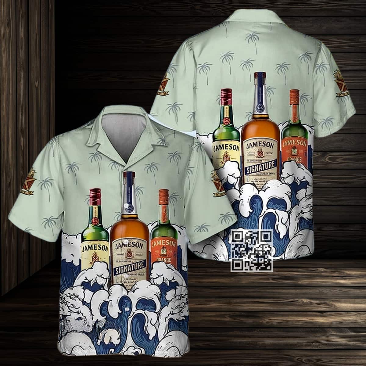 Aloha Jameson Whiskey Hawaiian Shirt Summer Waves Aloha Jameson Whiskey Hawaiian Shirt Summer Waves