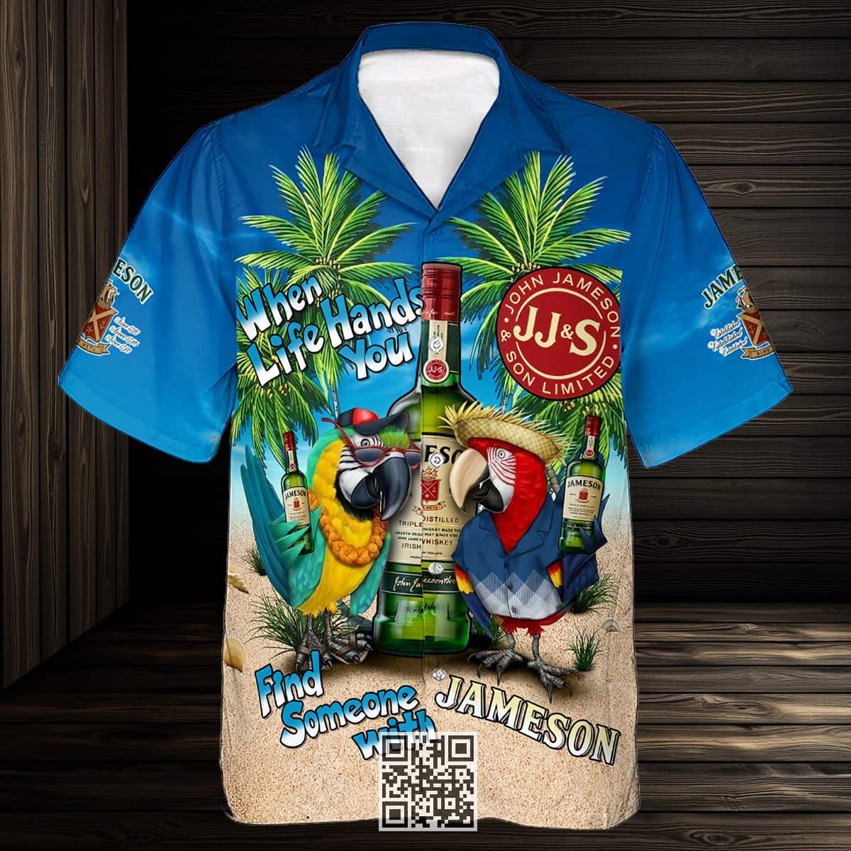 When Life Hands You Find Someone With Jameson Whiskey Hawaiian Shirt When Life Hands You Find Someone With Jameson Whiskey Hawaiian Shirt