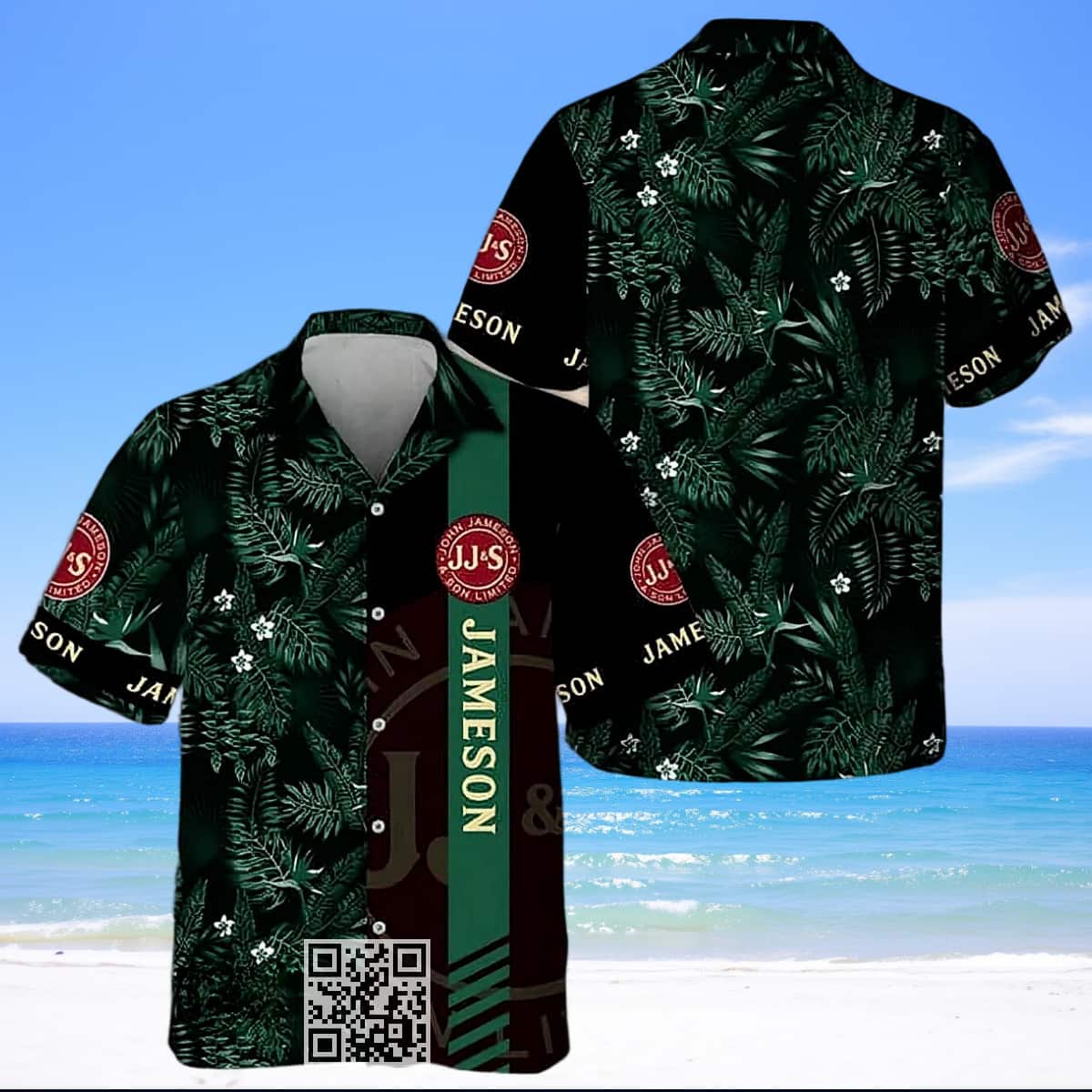 Aloha Jameson Whiskey Hawaiian Shirt Midnight Tropical Foliage Aloha Jameson Whiskey Hawaiian Shirt Midnight Tropical Foliage