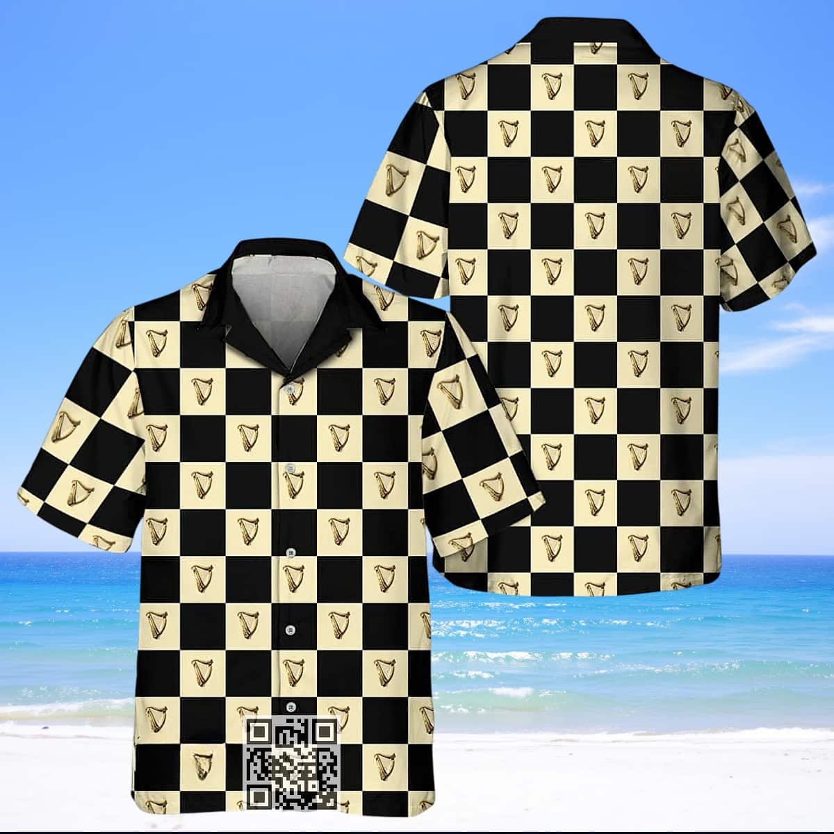 Guinness Beer Hawaiian Shirt Checkerboard Gift For Best Friends Guinness Beer Hawaiian Shirt Checkerboard Gift For Best Friends